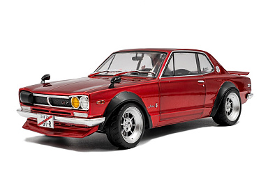 Nissan 1:18 Nissan Skyline (C10) HAKOSUKA (red met) S1813002