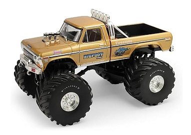 Ford 1:43 Ford F-250 Monster Truck "Bigfoot #1 50th Anniversary" 1979 (gold met) 88061