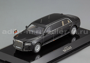 AURUS 1:43 AURUS SENAT Лимузин (black universe) MM_412311