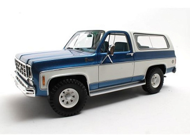 Chevrolet 1:18 Chevrolet Blazer K5 - 1973-1978 (blue/white) CML155-3