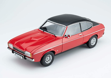 Ford 1:18 Ford Capri II Ghia 3.0 - 1974 - 1977 (spanisch red / black) 18081201
