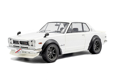 Nissan 1:18 Nissan Skyline (C10) HAKOSUKA (white) S1813001