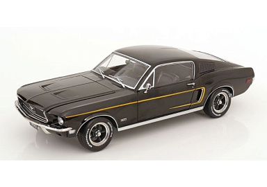 Ford 1:12 Ford Mustang GT Fastback - 1968 (black) KKDC120223