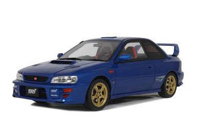 Subaru 1:18 Subaru Impreza WRX Type R STi Verion V - 1999 (Sonic blue) OT1249
