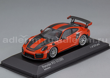 Porsche 1:43 Porsche 911 (991 II) GT2 RS Weissach-Paket - 2018 (red) 413067290