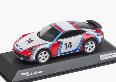 Porsche 1:43 Porsche 992 Dakar "Martini Livery" WAP0200030PDKM