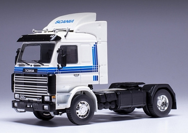 Scania 1:43 Scania 143 M - 1987 (white / blue) TR207