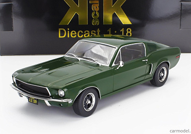 Ford 1:18 Ford Mustang GT Fastback - 1968 (dark green) KKDC181391