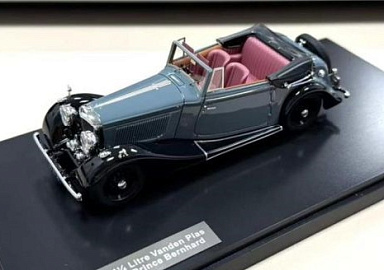 Bentley 1:43 Bentley 4¼ Litre DHC Vanden Plas - 1939 - HRH Prince Bernhard of Netherlands #B/32/KT (black/gr MX50201-181